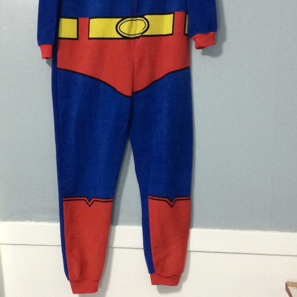 DC Comics New Adult Superman Costume Lounge Sz M - Picture 2 of 7